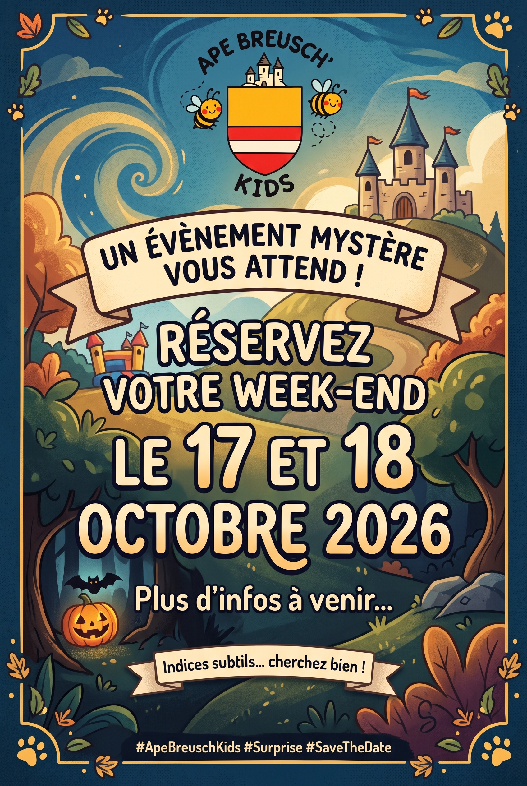 🔒 ÉVÈNEMENT MYSTÈRE — RÉSERVEZ VOTRE WEEK-END ! 🔒